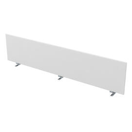 Офисная мебель Gloss Экран ЛДСП, фронтальный 9БР.402.3 Белый премиум/Алюминий матовый 1800x16x400