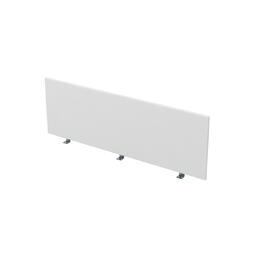 Офисная мебель Gloss Экран ЛДСП, фронтальный 9БР.407.1 Белый премиум/Алюминий матовый 1200x16x400