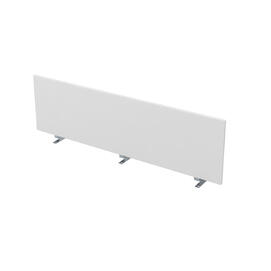 Офисная мебель Gloss Экран ЛДСП, фронтальный 9БР.408.3 Белый премиум/Алюминий матовый 1400x16x400