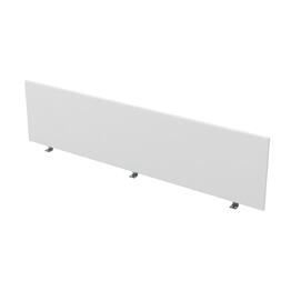 Офисная мебель Gloss Экран ЛДСП, фронтальный 9БР.409.1 Белый премиум/Алюминий матовый 1600x16x400