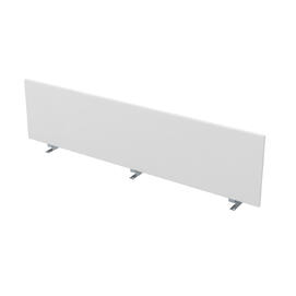 Офисная мебель Gloss Экран ЛДСП, фронтальный 9БР.409.3 Белый премиум/Алюминий матовый 1600x16x400
