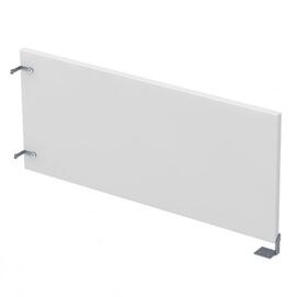 Офисная мебель Gloss Экран ЛДСП, боковой, левый 9БРЛ.001.9 Белый премиум/Алюминий матовый 683x16x300