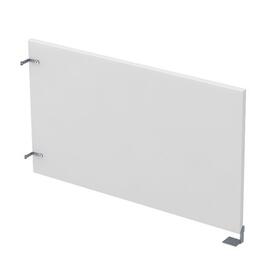 Офисная мебель Gloss Экран ЛДСП, боковой, левый 9БРЛ.401.9 Белый премиум/Алюминий матовый 683x16x400