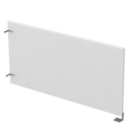 Офисная мебель Gloss Экран ЛДСП, боковой, левый 9БРЛ.411.9 Белый премиум/Алюминий матовый 783x16x400