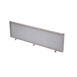 Офисная мебель Gloss Экран тканевый в алюминиевом профиле, фронтальный 9БТ.0407.6 Grey/Алюминий матовый 1400x29x400