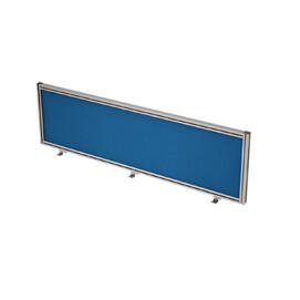 Офисная мебель Gloss Экран тканевый в алюминиевом профиле, фронтальный 9БТ.0407.6 Indigo/Алюминий матовый 1400x29x400