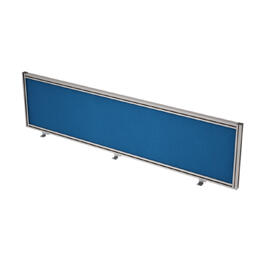 Офисная мебель Gloss Экран тканевый в алюминиевом профиле, фронтальный 9БТ.0408.6 Indigo/Алюминий матовый 1600x29x400
