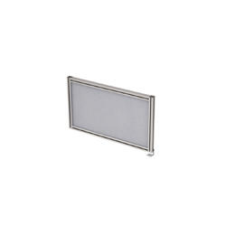 Офисная мебель Gloss Экран тканевый в алюминиевом профиле, боковой, левый 9БТЛ.0402.4 Denim/Алюминий матовый 700x29x400