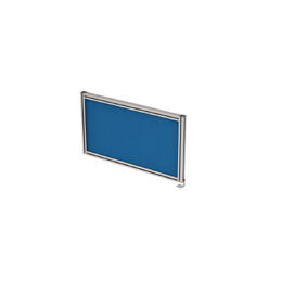 Офисная мебель Gloss Экран тканевый в алюминиевом профиле, боковой, левый 9БТЛ.0402.4 Indigo/Алюминий матовый 700x29x400