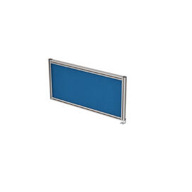 Офисная мебель Gloss Экран тканевый в алюминиевом профиле, боковой, правый 9БТП.0403.4 Indigo/Алюминий матовый 800x29x400