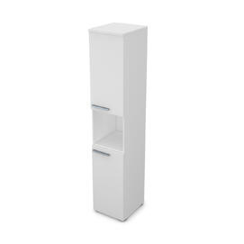 Офисная мебель Gloss Пенал высокий с нишей 9П.005.6 Белый премиум 400x450x2045