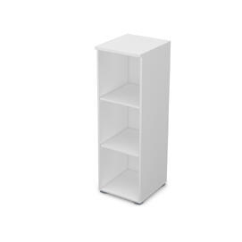 Офисная мебель Gloss Стеллаж средний, узкий 9П.017 Белый премиум 400x450x1245