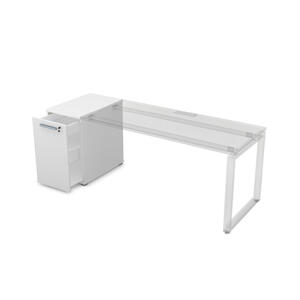 Офисная мебель Глосс (Gloss) Тумба с выкатной секцией 9Т.018 Тиквуд 450х800х750