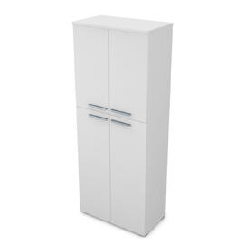 Офисная мебель Gloss Шкаф высокий 9Ш.005.4 Белый премиум 800x450x2045