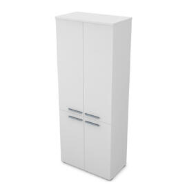 Офисная мебель Gloss Шкаф высокий 9Ш.005.5 Белый премиум 800x450x2045