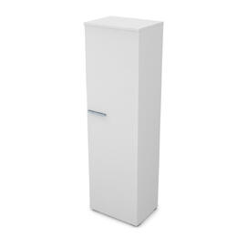 Офисная мебель Gloss Шкаф для одежды узкий 9Ш.014.1 Белый премиум 800x450x2045