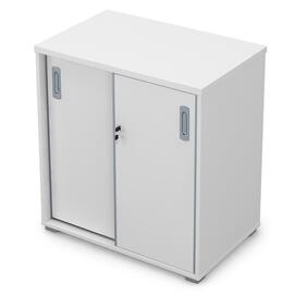 Офисная мебель Gloss Шкаф-купе 9ШКЗ.001 Белый премиум 700x450x750