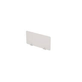 Офисная мебель Gloss Экран оргстекло, боковой 9БР.040.7 Белый глянец/Алюминий матовый 600x4x300