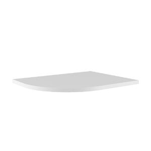 Офисная мебель Trend Капля-топ левая TRD29625104 Белый 600х470х22