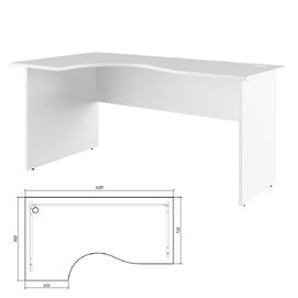 Офисная мебель Trend Стол эргономичный левый TRD29625604 Белый 1600х900х750
