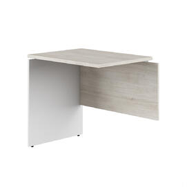 Офисная мебель Tess wood Стол приставной левый TES28413321 Светлый дуб/Белый 800х600х750