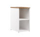 Офисная мебель Tess wood Тумба приставная открытая TES28430731 Орех/Белый 420х600х750