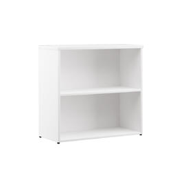 Офисная мебель Tess wood Шкаф стеллаж приставной TES28443101 Белый 800х360х750