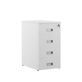 Офисная мебель Tess wood Тумба приставная 4 ящика TES28430411 Белый 420х600х750