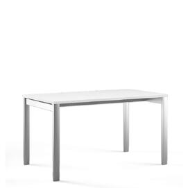 Офисная мебель Tess metal Стол на металлических опорах TES28412619 Белый 1400х800х750