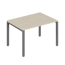 Офисная мебель Trend metal Стол письменный на металлоопорах TDM32212125 Светлый дуб/Антрацит 1200х720х750