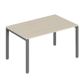 Офисная мебель Trend metal Стол письменный на металлоопорах TDM32212225 Светлый дуб/Антрацит 1400х720х750