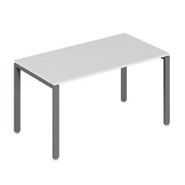 Офисная мебель Trend metal Стол письменный на металлоопорах TDM32230145 Белый/Антрацит 1400х600х750