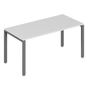 Офисная мебель Trend metal Стол письменный на металлоопорах TDM32230244 Белый/Белый 1600х600х750