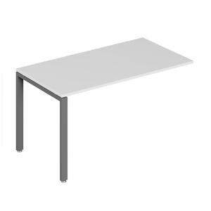 Офисная мебель Trend metal Удлинитель стола TDM32230414 Тёмный дуб/Белый 1400х600х750
