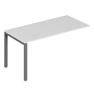 Офисная мебель Trend metal Удлинитель стола TDM32230514 Тёмный дуб/Белый 1600х600х750