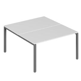 Офисная мебель Trend metal Бенч-система на 2 места TDM32230745 Белый/Антрацит 1400х1230х750