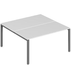 Офисная мебель Trend metal Бенч-система на 2 места TDM32230845 Белый/Антрацит 1600х1230х750