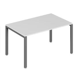 Офисная мебель Trend metal Стол письменный на металлоопорах TDM32212245 Белый/Антрацит 1400х720х750