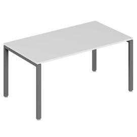 Офисная мебель Trend metal Стол письменный на металлоопорах TDM32212345 Белый/Антрацит 1600х720х750