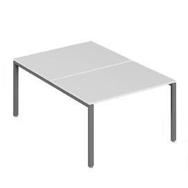 Офисная мебель Trend metal Бенч-система на 2 места TDM32218145 Белый/Антрацит 1200х1470х750