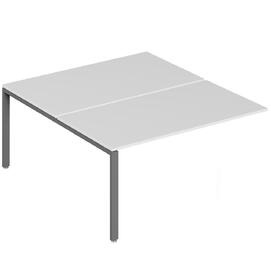 Офисная мебель Trend metal Удлинитель бенч-системы TDM32219945 Белый/Антрацит 1600х1470х750