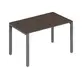 Офисная мебель Trend metal Стол письменный на металлоопорах TDM32230015 Тёмный дуб/Антрацит 1200х600х750
