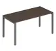 Офисная мебель Trend metal Стол письменный на металлоопорах TDM32230215 Тёмный дуб/Антрацит 1600х600х750