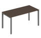 Офисная мебель Trend metal Стол письменный на металлоопорах TDM32230215 Тёмный дуб/Антрацит 1600х600х750