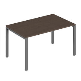 Офисная мебель Trend metal Стол письменный на металлоопорах TDM32212215 Темный дуб/Антрацит 1400х720х750