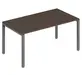 Офисная мебель Trend metal Стол письменный на металлоопорах TDM32212315 Тёмный дуб/Антрацит 1600х720х750