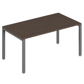 Офисная мебель Trend metal Стол письменный на металлоопорах TDM32212315 Темный дуб/Антрацит 1600х720х750