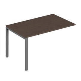 Офисная мебель Trend metal Удлинитель стола TDM32212515 Темный дуб/Антрацит 1400х720х750