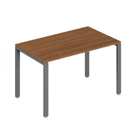Офисная мебель Trend metal Стол письменный на металлоопорах TDM32230035 Орех/Антрацит 1200х600х750
