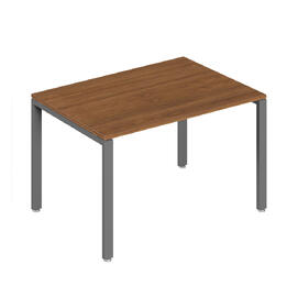Офисная мебель Trend metal Стол письменный на металлоопорах TDM32212135 Орех/Антрацит 1200х720х750